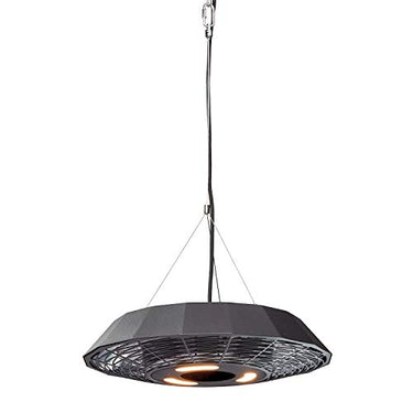 Enders Deckenstrahler Marbella, Elektro Heizpilz,Terrassenheizer, höhenverstellbarer Heizstrahler, für den Aussenbereich, 2.000 Watt Halogenstrahler, inkl. Fernbedinung, mit LED-Beleuchtung #4925 im Sale